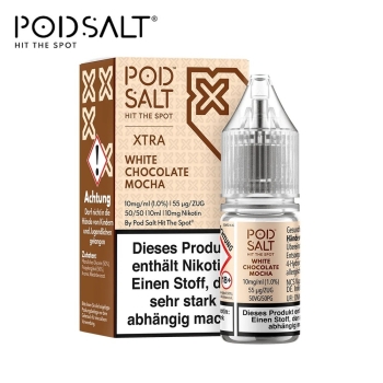 Pod Salt Xtra Nikotinsalz - White Chocolate Mocha - Liquid 10ml